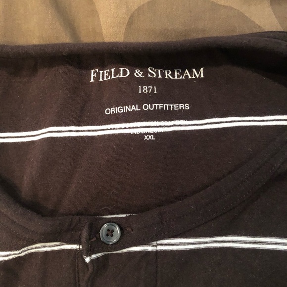 Striped button up tee - Picture 2 of 4